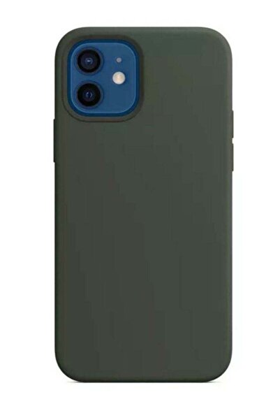 Generic غطاء سيليكون مرن وعصري لهاتف iPhone 12Pro لون زيتوني