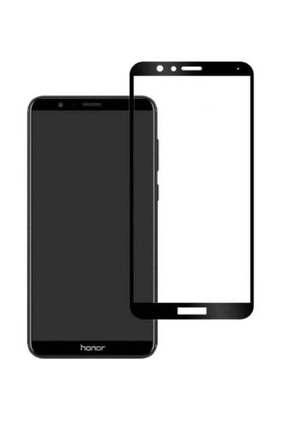 Muzz 3D Tempered Glass Screen Protector For Huawei Honor 7X Black/Clear