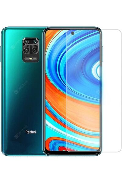 Generic واقي شاشة زجاجي مقوى لهاتف شاومي ريدمي نوت 9 شفاف