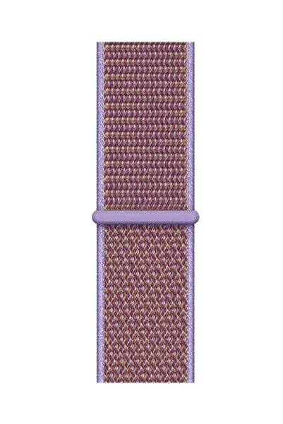 Perfii سوار بديل صلب لساعات Apple Watch Series 5/4/3/2/1، لون بني أرجواني/أرج...