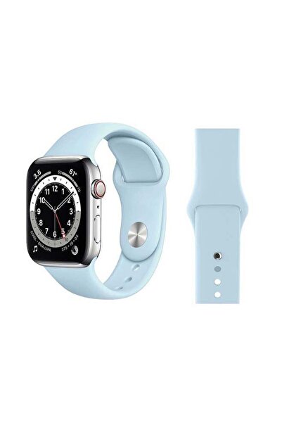 Perfii سوار بديل لساعة Apple Watch Series 6/SE/5/4/3/2/1 أزرق سماوي