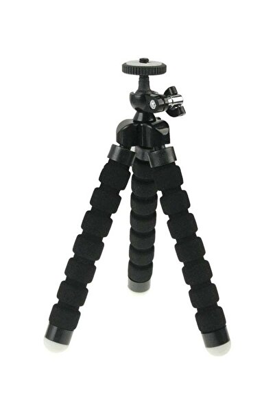 Generic حامل ثلاثي مرن على شكل فقاعة أخطبوط للهواتف المحمولة/الكاميرات الرقمية، أسود