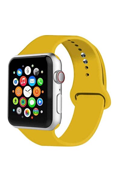 Generic Silicone Strap Band For Apple Watch Series Yellow