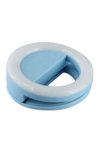 Generic ضوء سيلفي على شكل حلقة فلاش LED أزرق