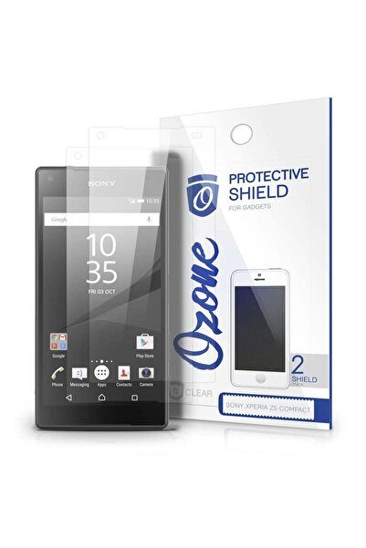 ozone Pack Of 2 Crystal HD Screen Protector Scratch Guard For Xperia Z5 Clear