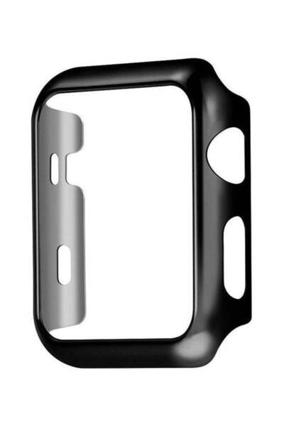 Generic PC Frame Case Cover With Protective Screen For Apple Watch 38 mm Black