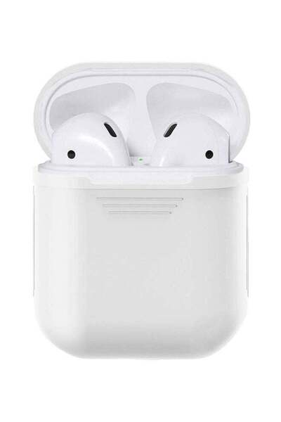 Generic غطاء حماية لسماعات ابل ايربودز - أبيض