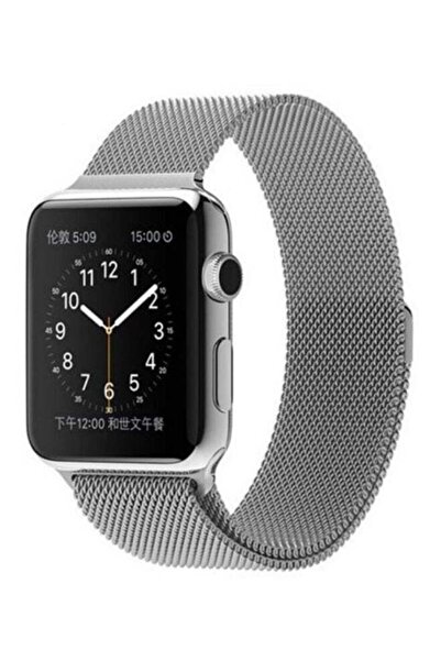 365dealz سوار بديل لساعة Apple Watch Series 3/2/1 مقاس 42 مم فضي