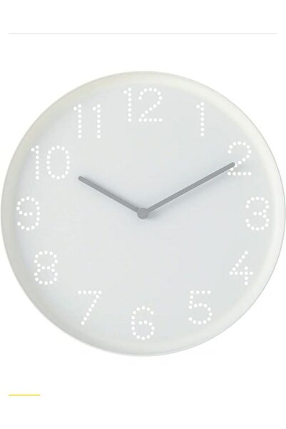 Generic ساعة حائط بلاستيكية بيضاء