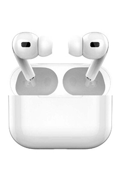 Generic سماعات أذن بلوتوث مع صندوق شحن باللون الأبيض