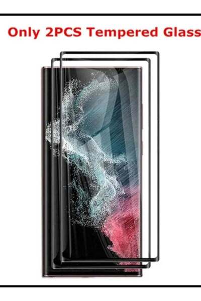 Generic 2 pieces clear 5D glass screen protector for GALAXY S23 ULTRA