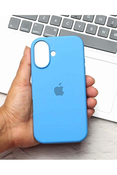 Generic Sky Blue Back Cover Compatible with iPhone 16 Plus