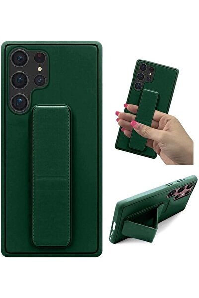 Margoun جراب Samsung Galaxy S23 Ultra Grip Case مغناطيسي مع حامل وحزام يد قاب...