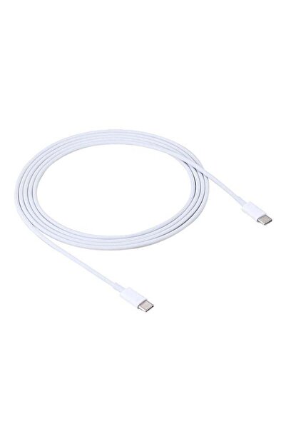 Generic كابل شحن ومزامنة بيانات من النوع C إلى النوع C أبيض