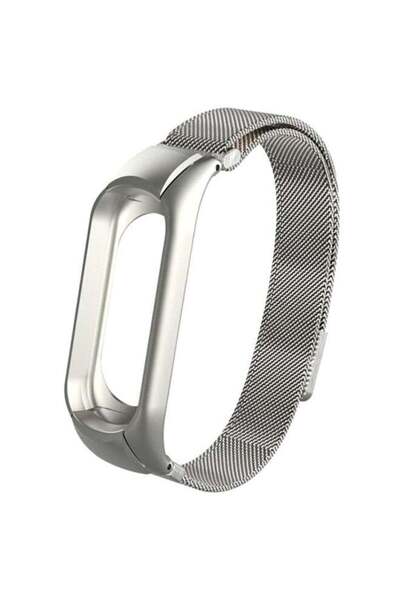 Generic سوار بديل لشاومي مي باند 3 فضي