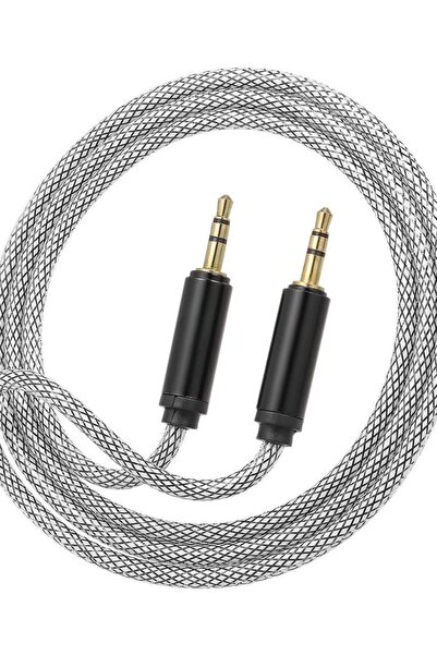 Generic كابل صوت إضافي بمقبس 3.5 مم للسيارة/الهاتف/الكمبيوتر المحمول