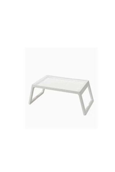 Generic Serving tray suitable for bed, white color, size 56 cm