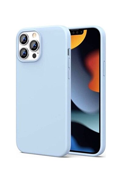 Generic Silicone Protective Case For iPhone 13 Pro Sky Blue