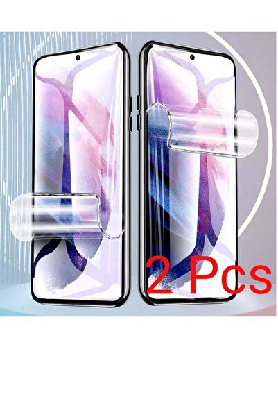 Generic قطعتان من واقي الشاشة الهيدروجيل الشفاف لهاتف Galaxy S23 Plus