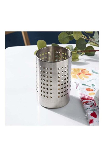 Home Box Shine Cutlery Holder Silver