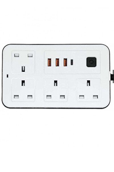 Generic تم تجهيز قابس الطاقة Force بالعديد من المنافذ القوية والمتينة بطول 2 متر