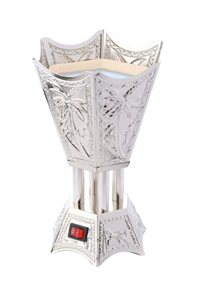 DLC Vintage Style Electric Incense Burner Silver