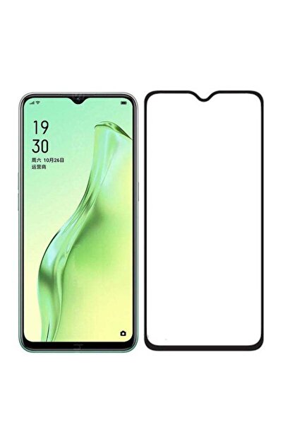 Muzz واقي شاشة من الزجاج المقوى لهاتف Oppo A31 شفاف/أسود