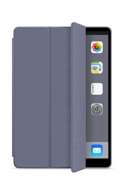 Generic غطاء ذكي قابل للطي لجهاز iPad AIR 1/2 مقاس 9.7 بوصة باللون الرمادي