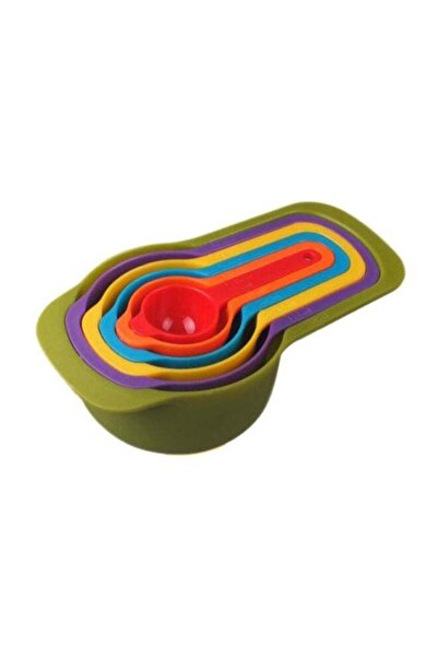 CoolBaby مجموعة ملاعق قياس متعددة الألوان، مكونة من 6 قطع