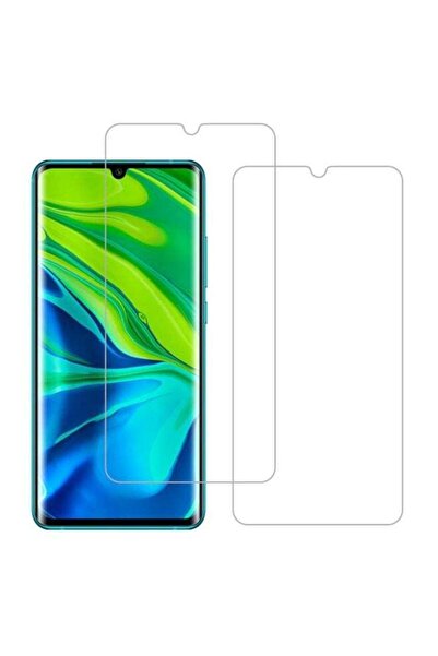 Margoun واقي شاشة زجاجي مقوى من قطعتين لهاتف شاومي مي نوت 10 شفاف