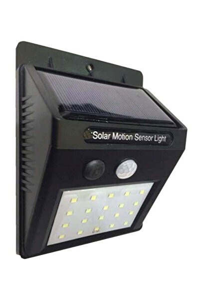 360 Light مصباح حائط LED يعمل بالطاقة الشمسية ليلاً ونهارًا مع مستشعر حركة، أسود