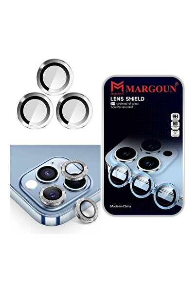 Margoun iPhone 14 Pro Max Camera Lens Shield Protector 9H Tempered Glass Scratch Resistant HD Lens S