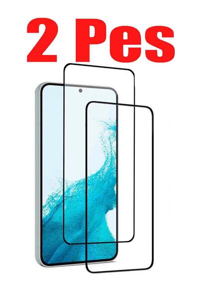 Generic قطعتين من واقيات الشاشة الزجاجية 5D لهاتف Galaxy S23