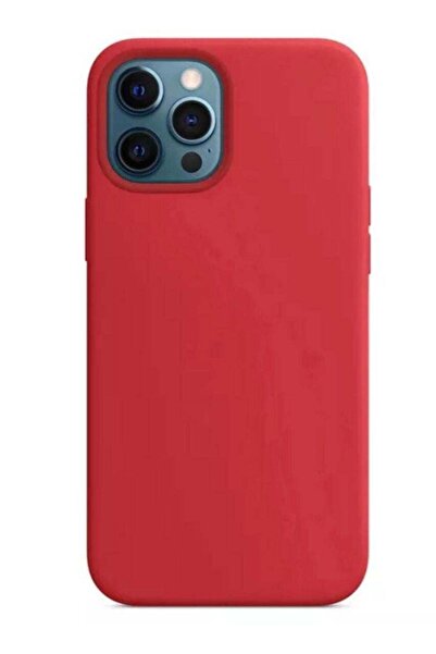 Generic Flexible and modern silicone case for iPhone 14 red color