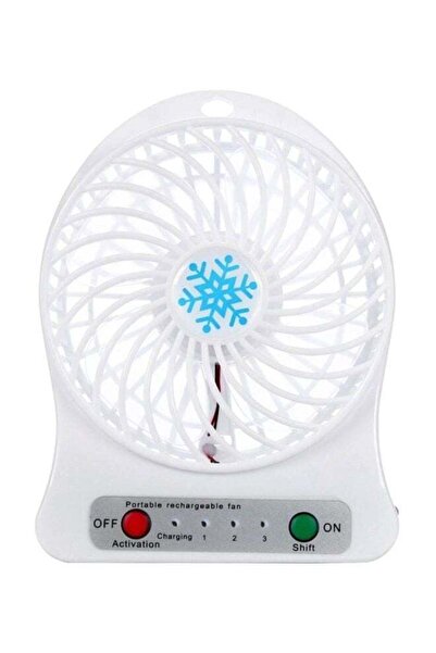 OEM Rechargeable USB Cooling Fan 88.34413604.17 White