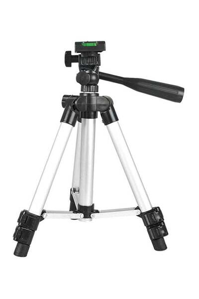Generic Universal Professional Aluminum Telescopic Camera Tripod Stand Holder Black/Grey