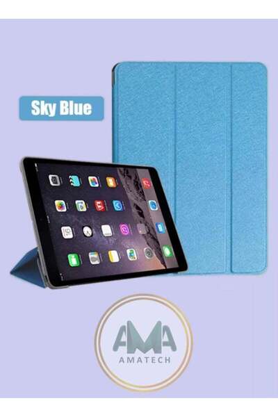 Generic غطاء حماية ذكي قابل للطي باللون الأزرق السماوي متوافق مع جهاز iPad Mini 1/2/3/4/5