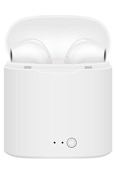 Generic سماعات أذن لاسلكية i7s TWS بتقنية البلوتوث باللون الأبيض