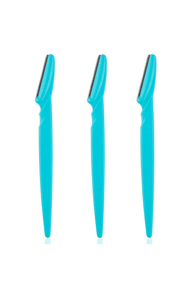 Choice7 3pcs Blue 3/4/10Pcs Eyebrow Trimmer Face Blade Shaver Portable Eye Brow Epilation Hair Removal Safet