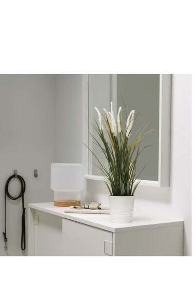 Generic نبات صناعي في وعاء، ديكور داخلي/خارجي/عشبي، 55 × 9 سم