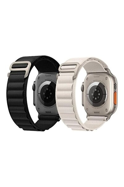 Margoun 2Pack for Apple Watch Alpine Loop Band 49mm/45mm/44mm Nylon Woven Spo...