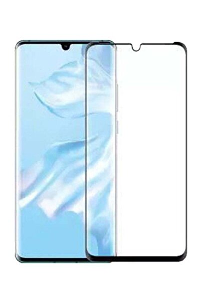 Generic واقي شاشة زجاجي مقوى 5D لهاتف هواوي P30 Pro شفاف/أسود