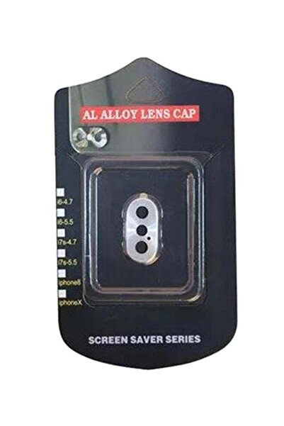 Generic Protective Lens Cap For Apple iPhone X Silver