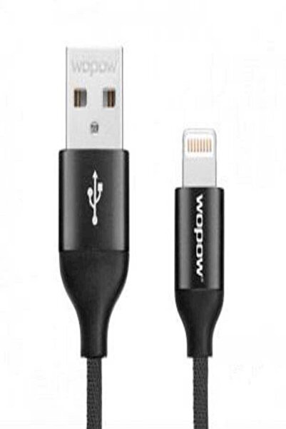 wopow كابل شحن للآيفون LC909 بطول 1 متر أسود