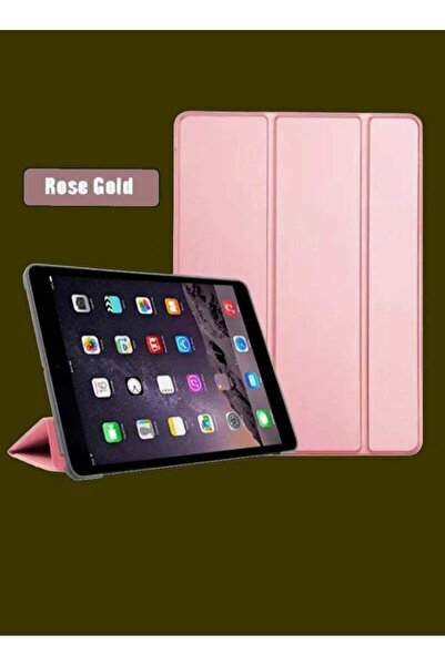 Generic حافظة حماية ذكية قابلة للطي متوافقة مع أجهزة iPad من الجيل السابع/الثامن/التاسع، مقاس 10.2 بوصة - ذهبي وردي