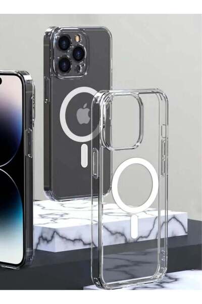 Generic Transparent cover that supports the MacSave wireless charging feature for iPhone 15 Pro
