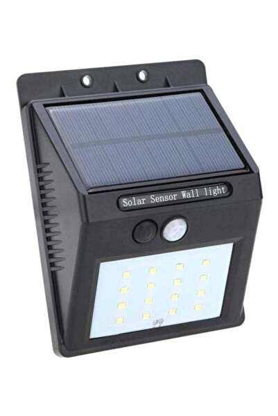 Beauenty 20 LED Solar Motion Sensor Light Black 6x10cm