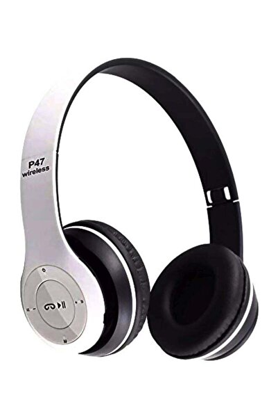 Generic P47 Bluetooth Wireless On-Ear Headphone White/Black