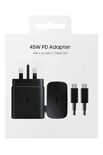 Generic 45 watt power adapter with black cable
