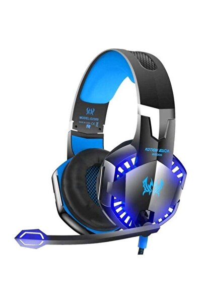KOTION EACH سماعة الألعاب G2000 ستيريو فوق الأذن مع ميكروفون